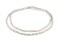 The Bead Chest Ethiopian White Metal Oval Beads 9x5mm African Silver 30 Inch Strand Handmade